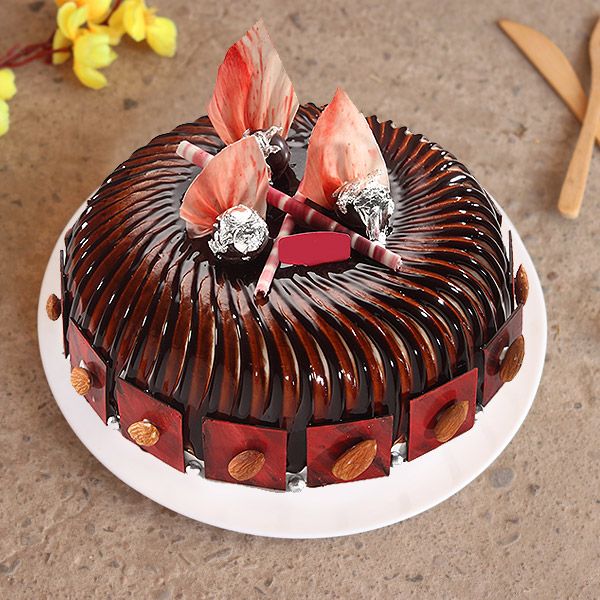 ChocoAlmond Delight Cake 05 kg  Durgapur Cake Delivery Shop